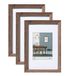 Walther Design Fiorito Ef430N3 Fotolijsten, Walnoot, 24 X 30 Cm, Houten Frame, Verpakking Van 3