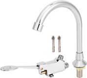 Merkloos ZenithVibe Hydraulisch Kraanpedaal voor Badkamer of Laboratorium - Voetpedaal Wastafelkraan Set met 1 Inch Gootsteen Pedalen - Medicijn Accessoire