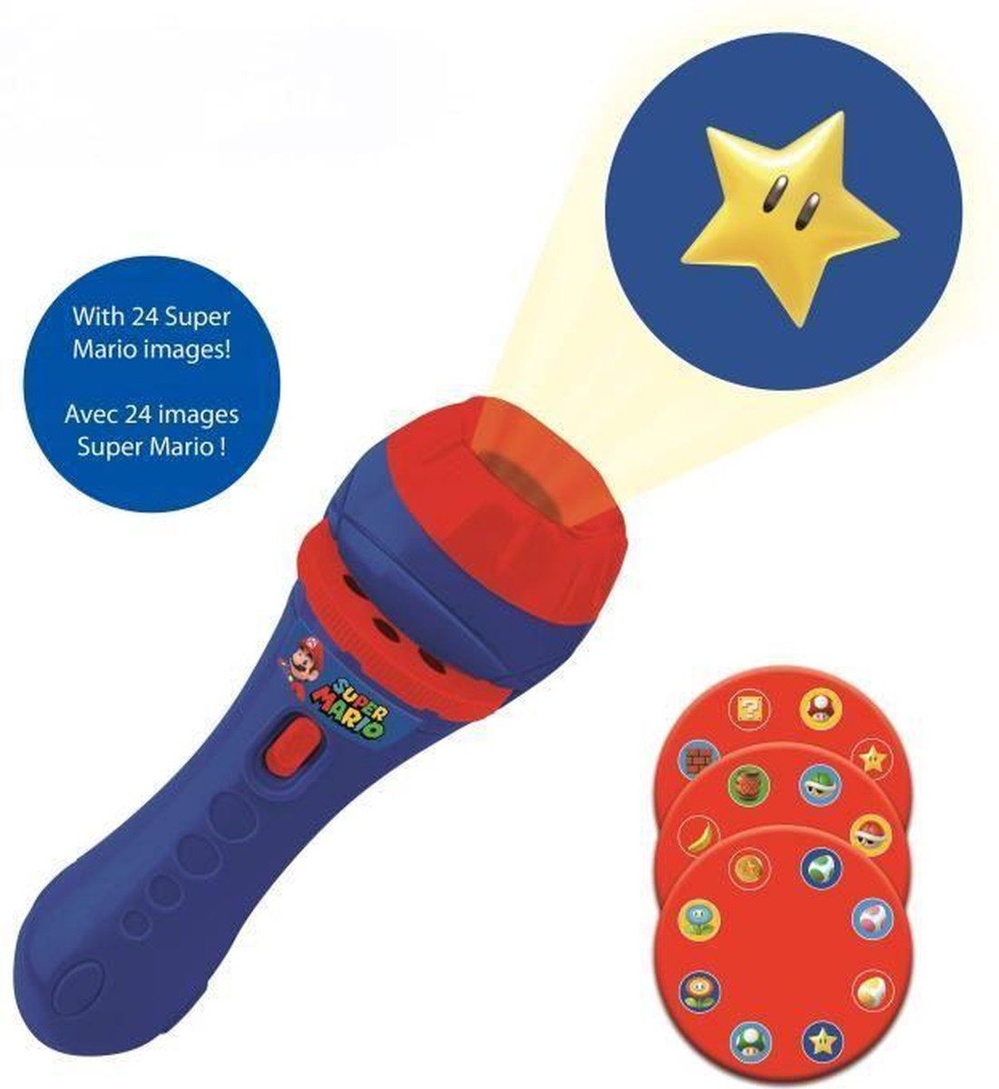 Lexibook Super Mario Verhaaltjes projector en zaklamp - 3380743085326