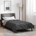 vidaXL Couverture d'été 220 x 155 cm 200 gsm Gris clair et Anthracite