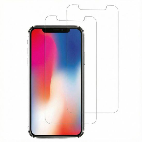 Accezz Screen Protector - 2 Pack Glass Screenprotector - Geschikt voor Apple iPhone Xs / X / 11 Pro