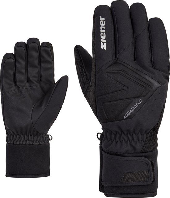 Ziener Gatis AsR Ski Alpine Handschoenen Heren Zwart 7,5