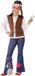 Atosa Hippie/Flower Power kostuum - meisjes - verkleedkleding jaren 60 -sixties Carnavalskleding 140