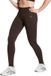 Adidas Performance Workout Essentials Knit Scrunch 7/8 Legging - Dames - Bruin