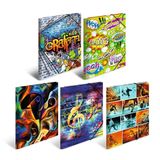 HERMA Collector's Folders A3 Designset, 10 stuks, kunststof hoekmap voor kinderen met kunstmotief, elastische band, binnenkleppen en binnenprint, voor jongens en meisjes