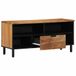 vidaXL TV-kast met lade bruin 100 x 33 x 46 cm massief mango hout