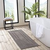 Eddie Bauer Zacht getuft katoenen badkamerdecor, super absorberend en sneldrogend, medium bruin, loper