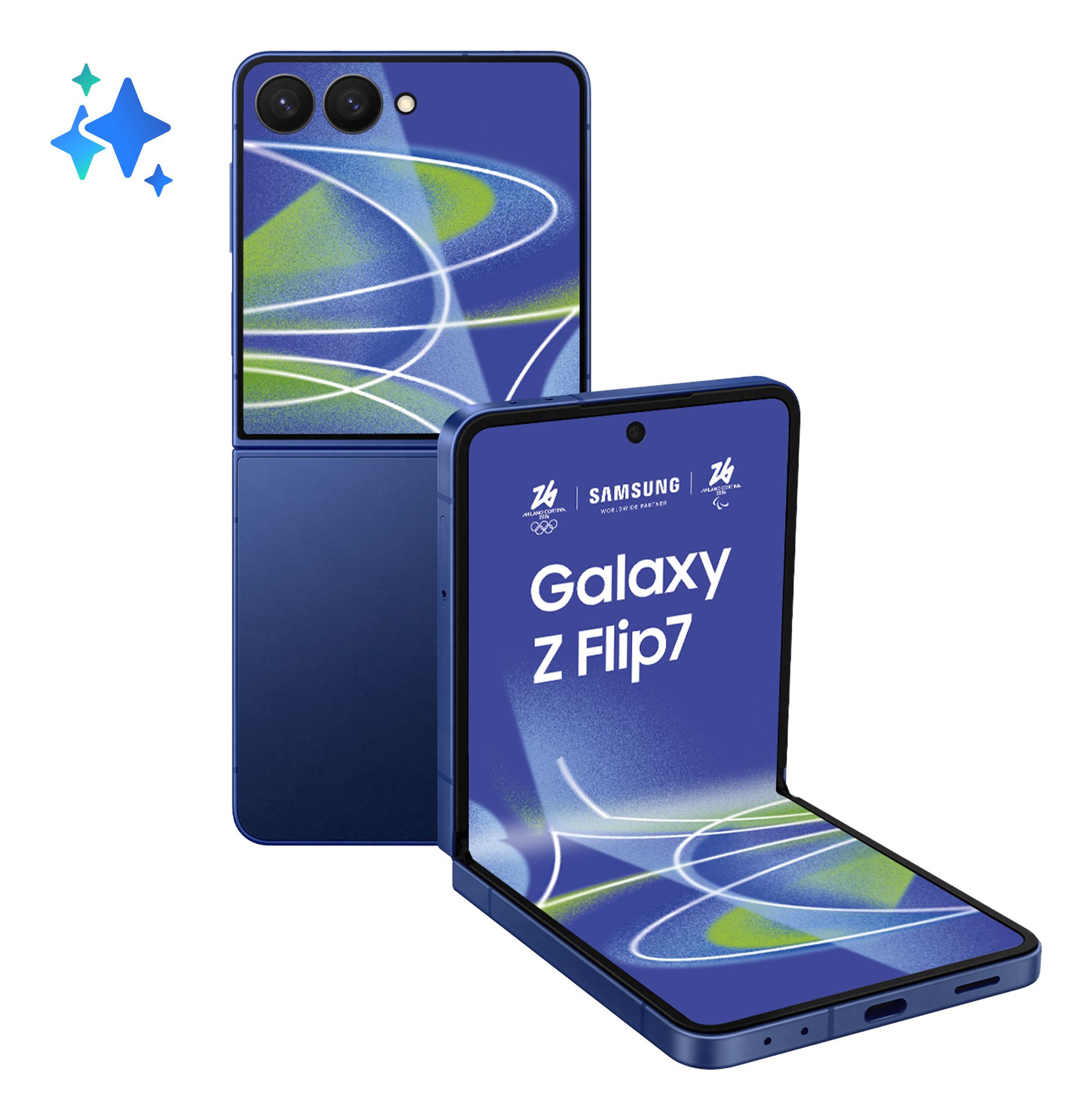 Samsung Galaxy Z Flip7 6.8" 256GB 5G - Blue Shadow