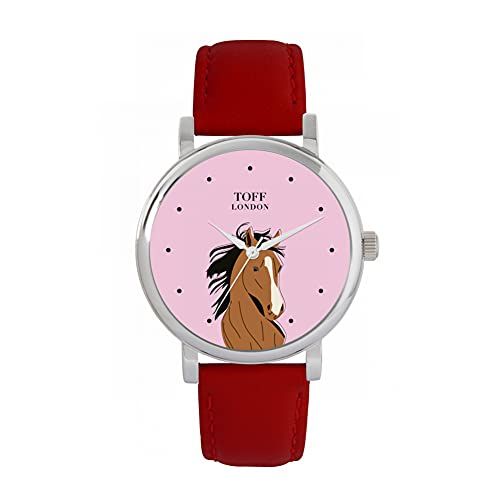 Toff London Bruin Arabisch paardenhoofdhorloge - 5059656659150