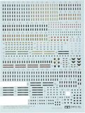 Tamiya - Duitse WWII Insignia Decal Set (Waffen SS/Afrika Korps) Leger bouwsets vliegtuig model Hobby, 12641, grijs