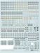 Tamiya - Duitse WWII Insignia Decal Set (Waffen SS/Afrika Korps) Leger bouwsets vliegtuig model Hobby, 12641, grijs