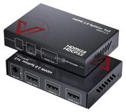 Splitter HDMI - 1 entrée 2 sorties - 4K@60Hz - HDMI 2.0 - Downscaling automatique