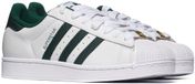 Adidas Superstar II Unisex Low-Top-Sneaker Weiß Leder Gummi Schnürung 43 1/3