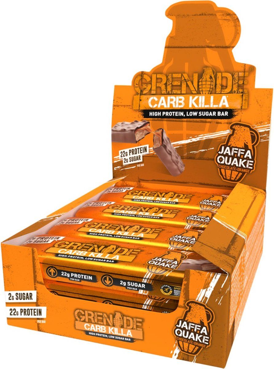Grenade - Jaffa Quake Protein Bar - 12 x 60g