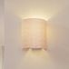 Lindby Wandlamp Soula 1-licht PVC, textiel, kunststof beige E27
