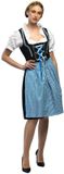 Boland - Kostuum Frau Fischer blauw (36/38) - Volwassenen - Bierfeest - Tirol