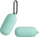 kwmobile Hoes geschikt voor Sony WF-C700N - Siliconen cover voor oordopjes in mintgroen