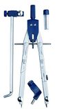 Alco-Albert - Snelverstelbare passer 170 mm zilver