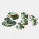 LOBERON Servies set van 30 Norrvik groen