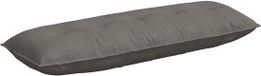 vidaXL Rugkussen Lichtgrijs 140 x 50 cm Corduroy stof