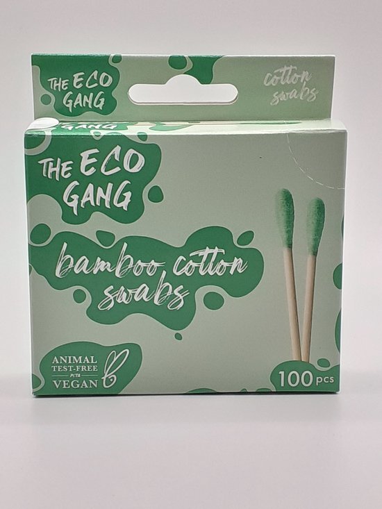 The ECO GANG - Wattenstaafjes - Bamboe - 100 stuks