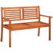 Maison Exclusive - Banc de jardin 2 places avec coussin 120 cm bois d'eucalyptus