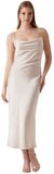Guess W6rk50wj732 Mouwloze Midi-jurk Summer Clay Multicolor XL Vrouw