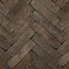 Merkloos Gardenlux Gebakken waalformaat hollandse streken getrommeld Fries Zwart/bruin 5x20x6 cm prijs per m2