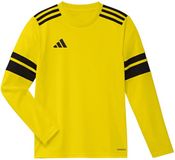 Adidas Squadra 25 T-shirt Met Lange Mouwen Geel 9-10 Years Kinderen