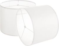 Vevor Abat-jour Tambour 33x33x25cm Moyen Rond 2 Pièces Crème