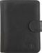DuDu Portemonnee RFID Leer 11 cm - Dames - Staand formaat - Zwart