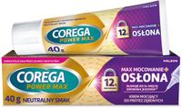 Corega Max Serie - Tandprothese Crème - 40g - Bescherming en Versterking - Zwarte Lijn