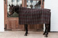 Kentucky Horsewear Fleecedeken Heavy Square Printing Bruin 210x200cm