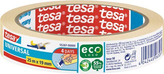tesa Universele Afplakband - 2 x 2500 cm