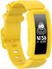 Strap-it Fitbit Ace 2 siliconen bandje - voor kids - geel