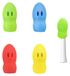 Set de 6 Couvercles de brosse à dents en silicone couleurs macaron
