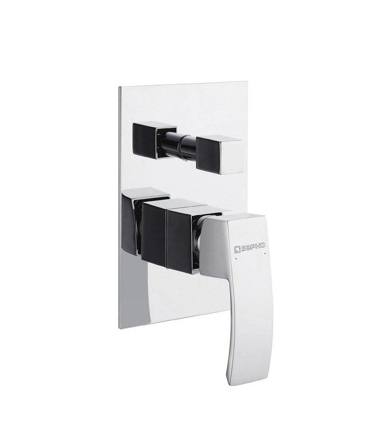 Sapho GINKO Inbouw douchemengkraan - 2 uitgangen - chroom