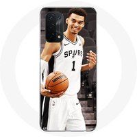 Maniacase Hoesje Oppo A54 5G Victor Wembanyama San Antonio Spurs nr. 1