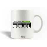 TrackMania Keramische mok maniacase, TrackMania Nations Logo Zwart Groen