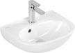 Villeroy & Boch O.novo - Fontein 5x4 cm, met overloop, kraangat, alpine wit 43404501