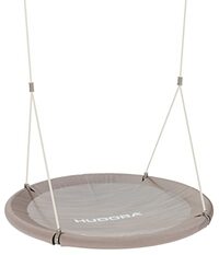 Hudora Nestschommel Lounge 110 cm - kinderen/volwassenen schommel voor binnen en buiten - hangschommel voor de tuin - 150 kg belastbaarheid - zand