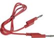 VOLTCRAFT Meetsnoer Banaanstekker 4 mm Banaanstekker 4 mm 1.00 m Rood 1 stuk(s)