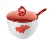 Guzzini Love Suikerpot met lepel rood - 0.2Ltr