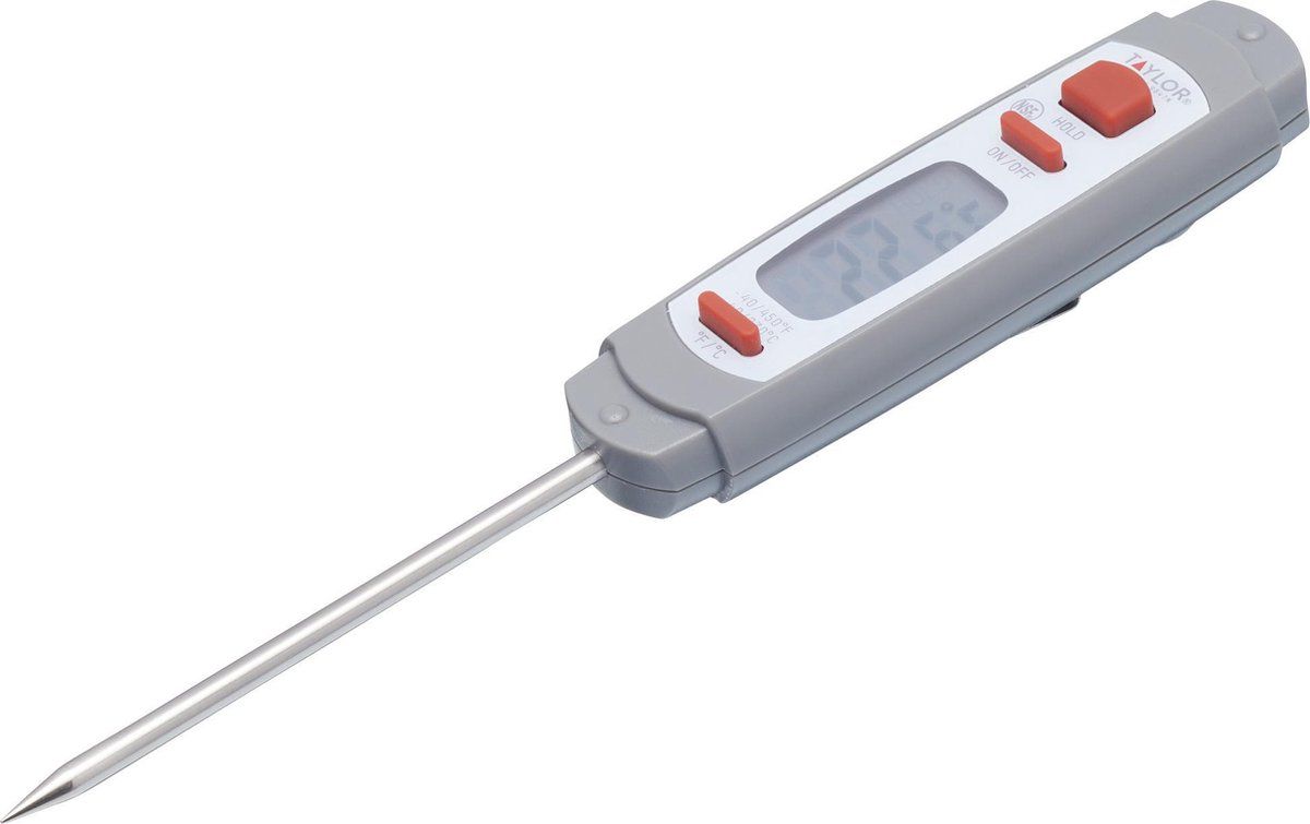 Taylor Vleesthermometer Pro 18 x 2,5 x 2 cm Grijs