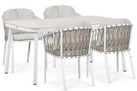 Lifestyle Garden Furniture Lifestyle Morano/Tavona 160x90 cm dining tuinset 5-delig