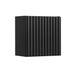 Petits-meubles Icecat Badkamermeubel, zwart, mat, hangend, 30x30 cm, 1 deur, gefreesd