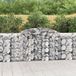 Maison Exclusive - Geknoopte gaasbakken, 3 stuks, 300x50x100/120 cm, verzinkt staal