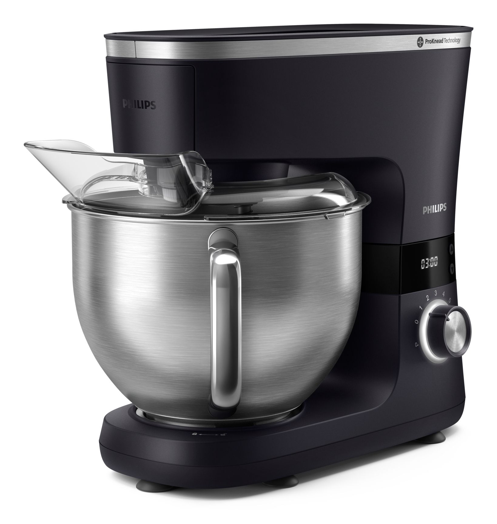 Philips 7000 series HR7962/01R1 Kitchen Machine - 5.5L, Black, 1000W