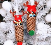 Pompons à peluches, mélange Noël, 140 pièces.