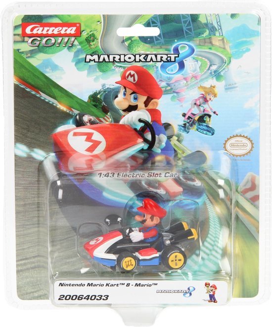 Carrera GO!!! Nintendo Mario Kart 8 - Mario - Racebaanauto